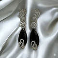 1 Karat Pear-Cut Ruby Drop Earrings