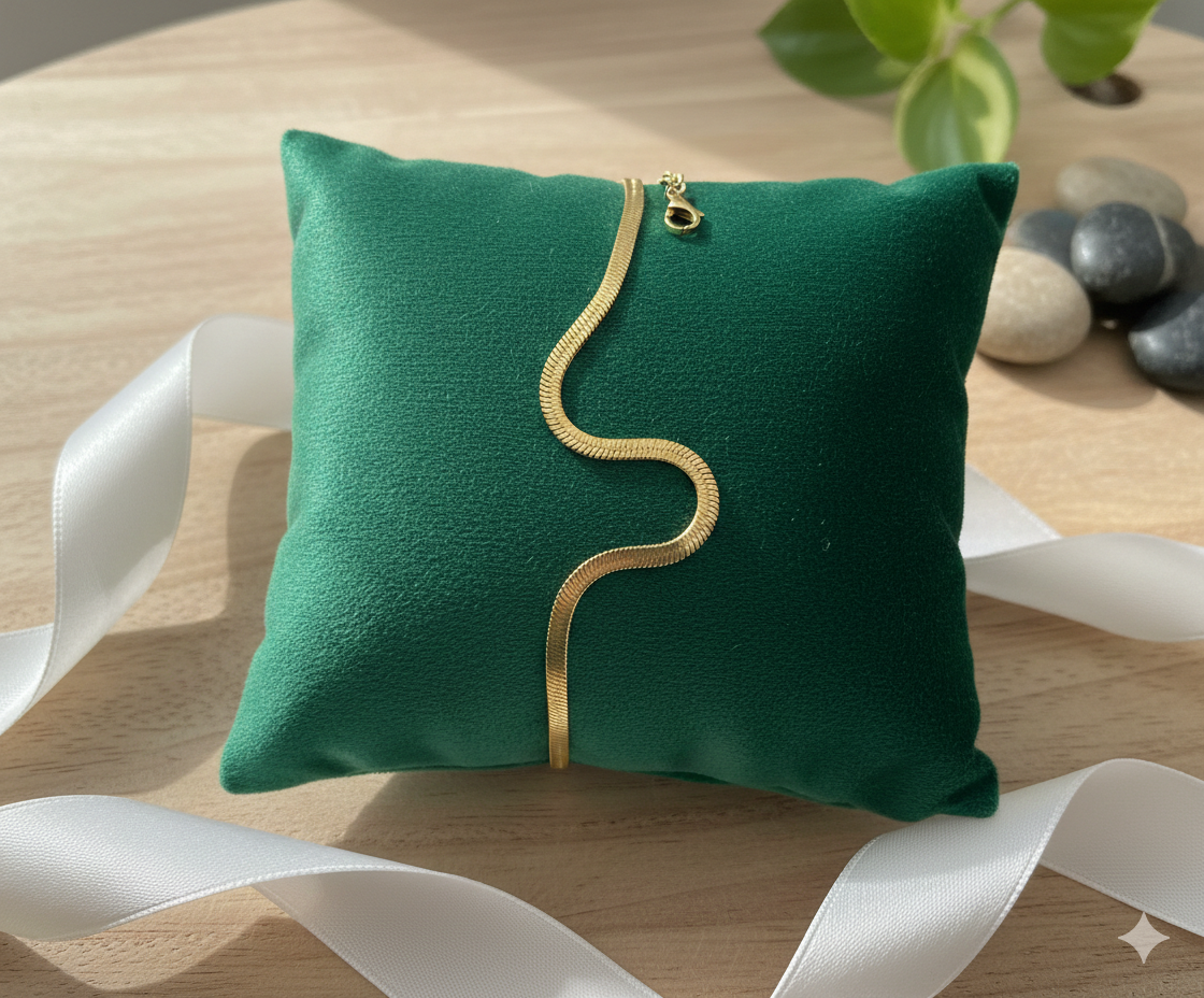 Snake Chain Bracelet - Stainless Steel