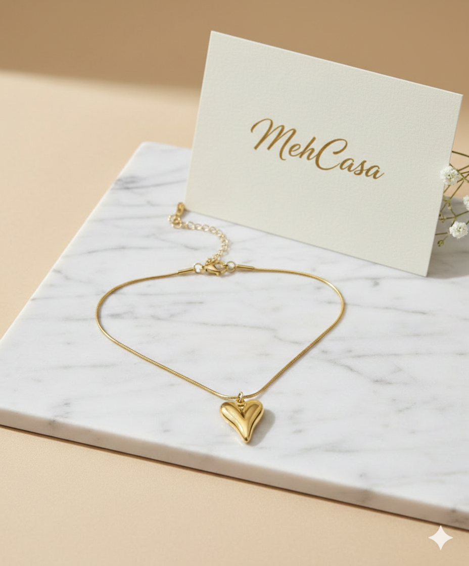 Heart Bracelet - Stainless Steel