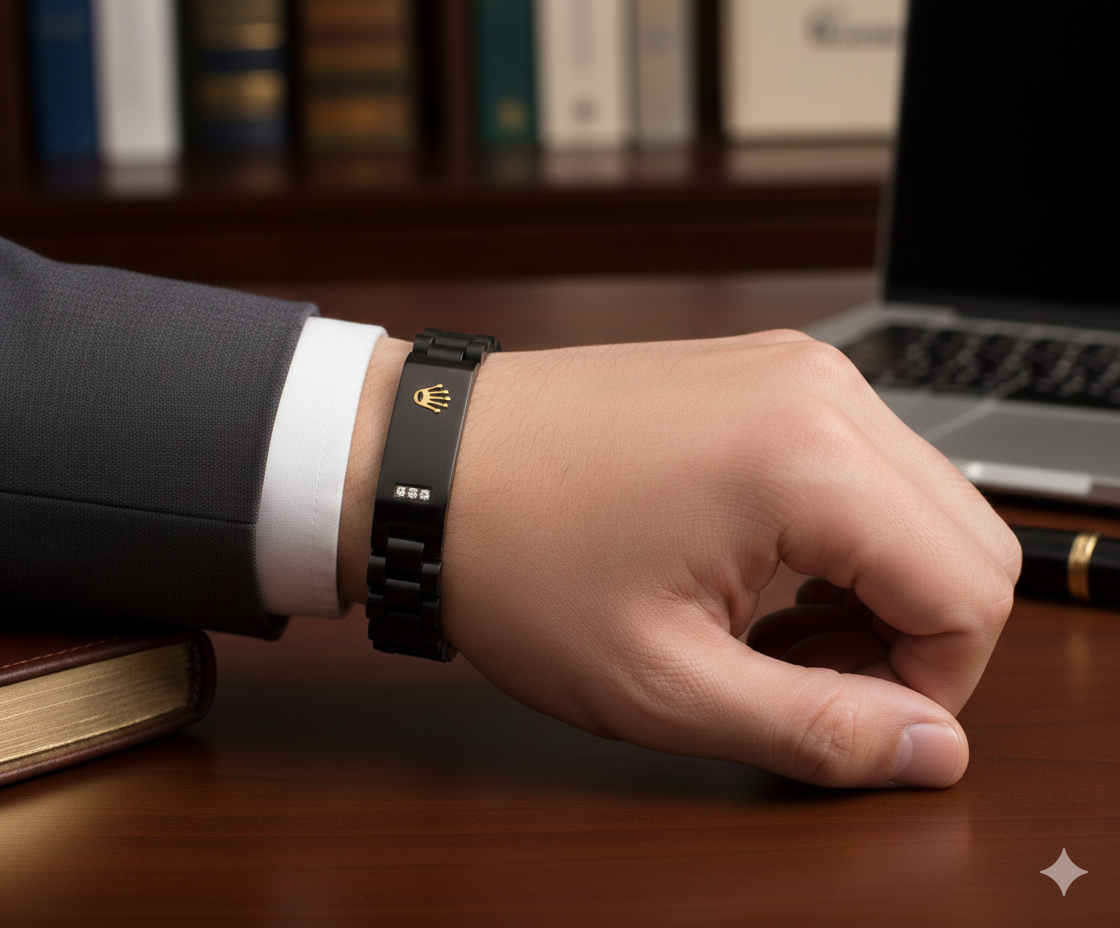 Premium Stainless Steel Men's Bracelet | Rolex Presidential Collection