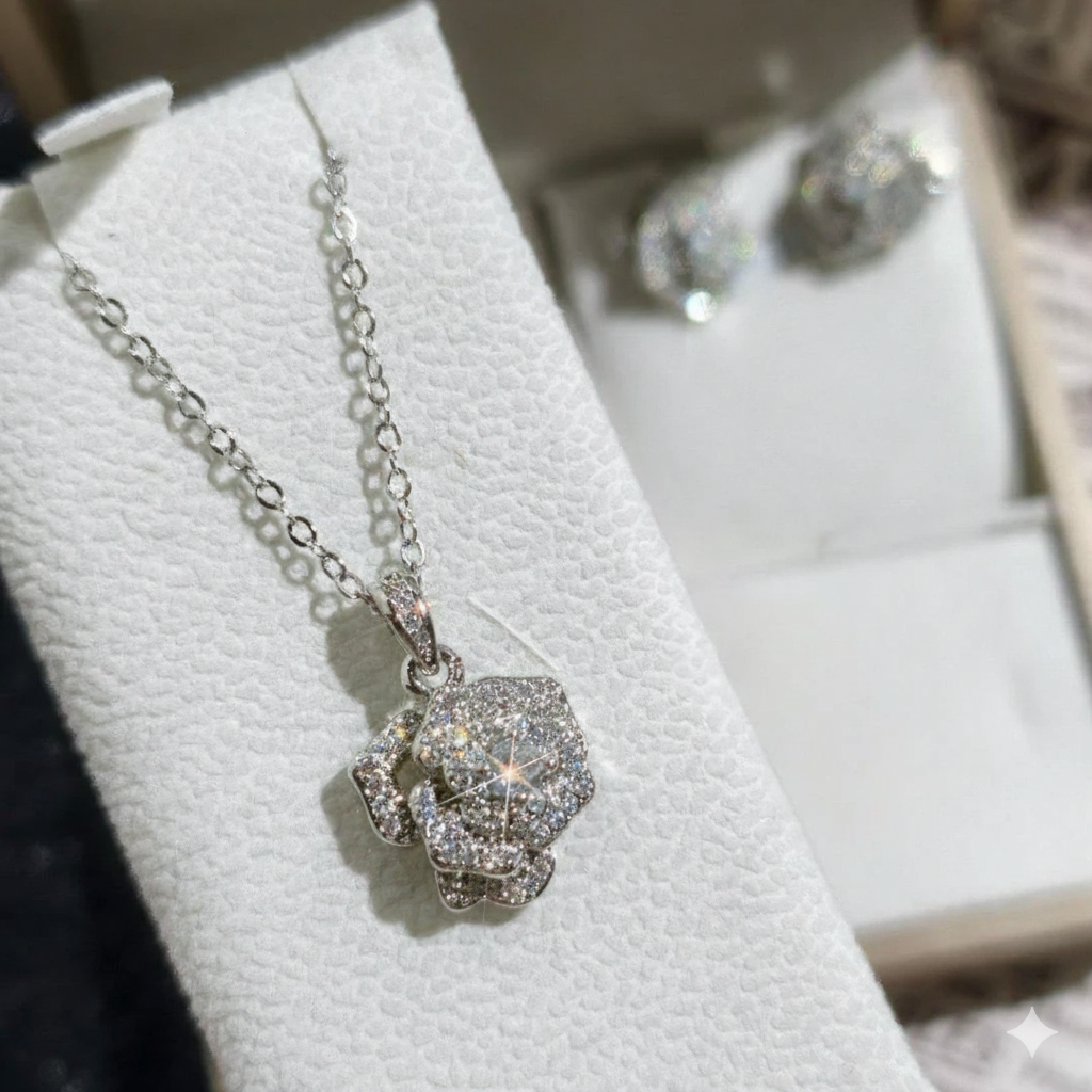 Minimal Flower Pendent Set