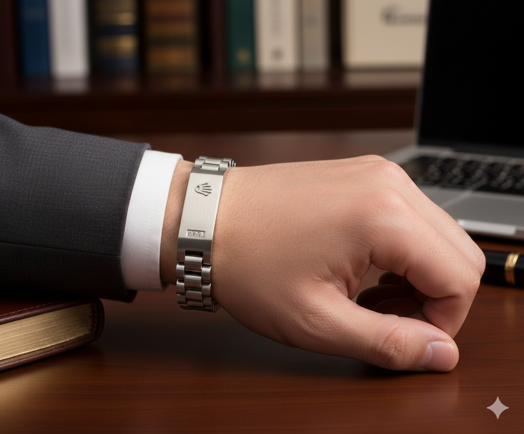 Premium Stainless Steel Men's Bracelet | Rolex Presidential Collection