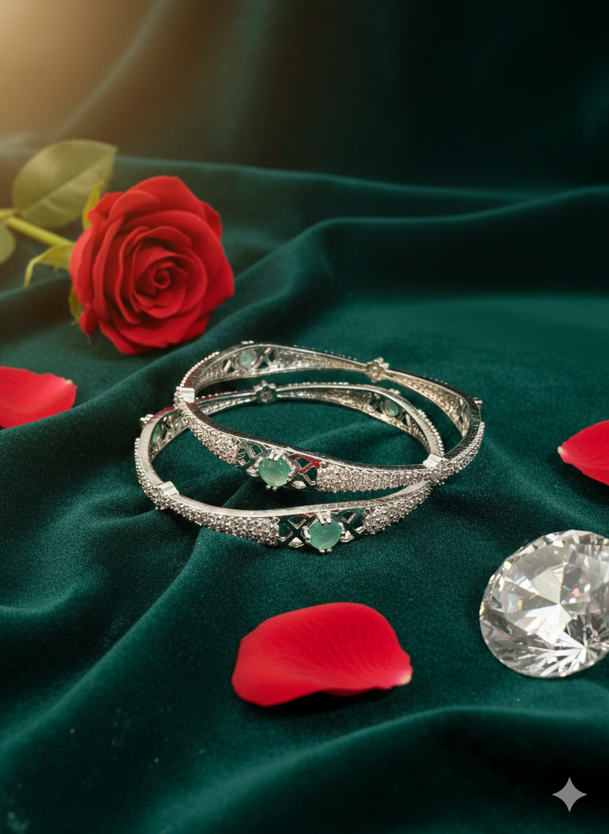 High Quality 1 Karat zircon bangels