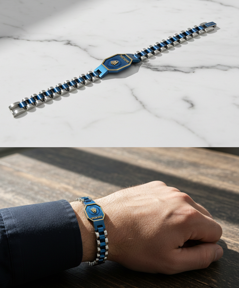 The President Link | Premium Men’s ID Bracelet | Rolex