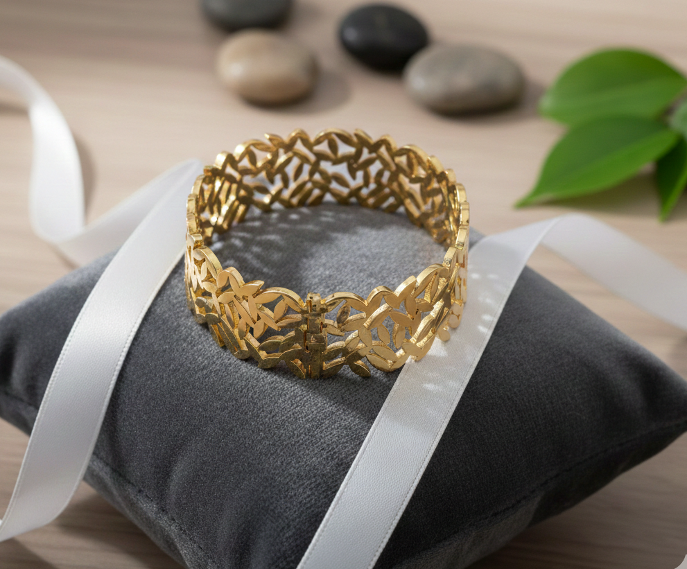 Mini Leaf -  Stainless Steel Steel Bracelet