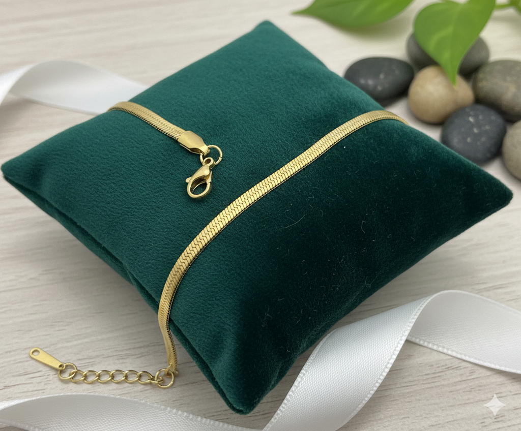 Snake Chain Bracelet - Stainless Steel