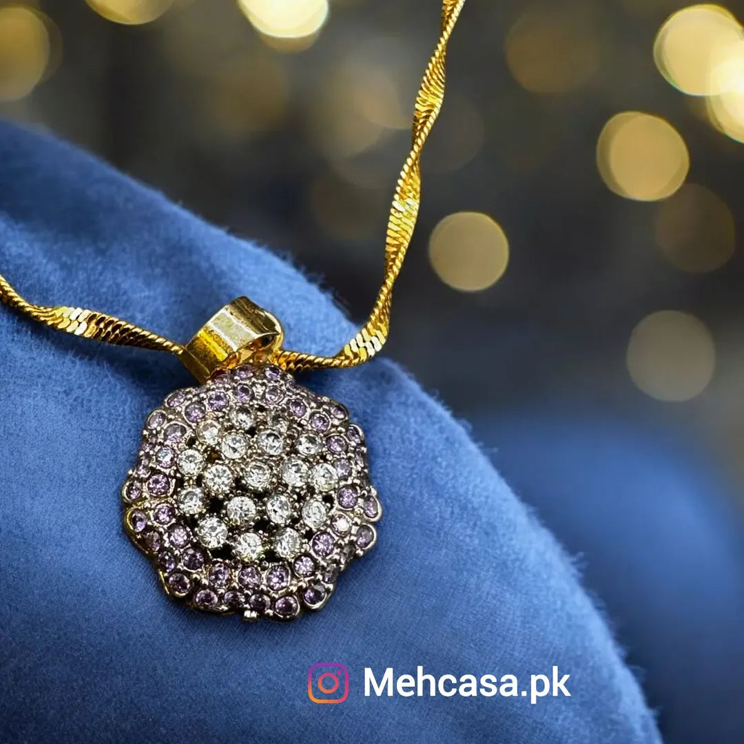 Gold-Plated Pendant Set