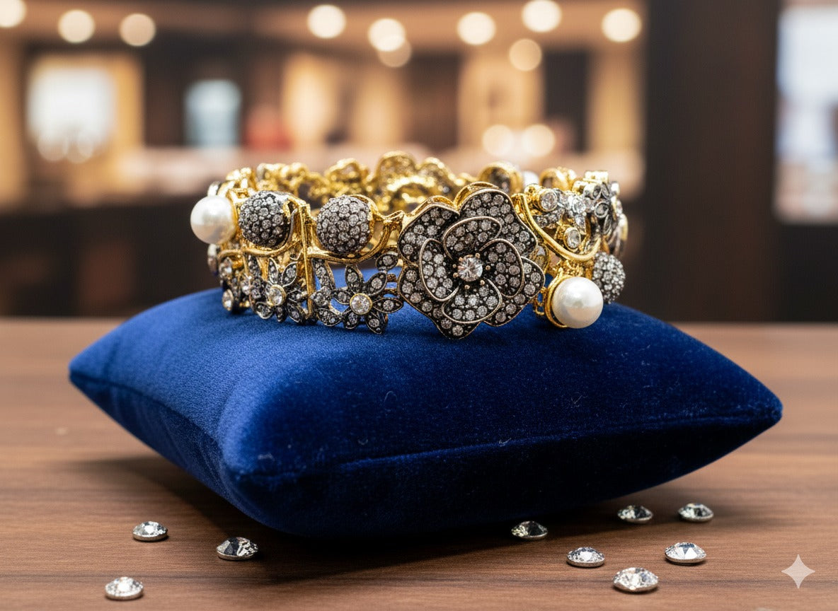 Gold Plated hand cuff