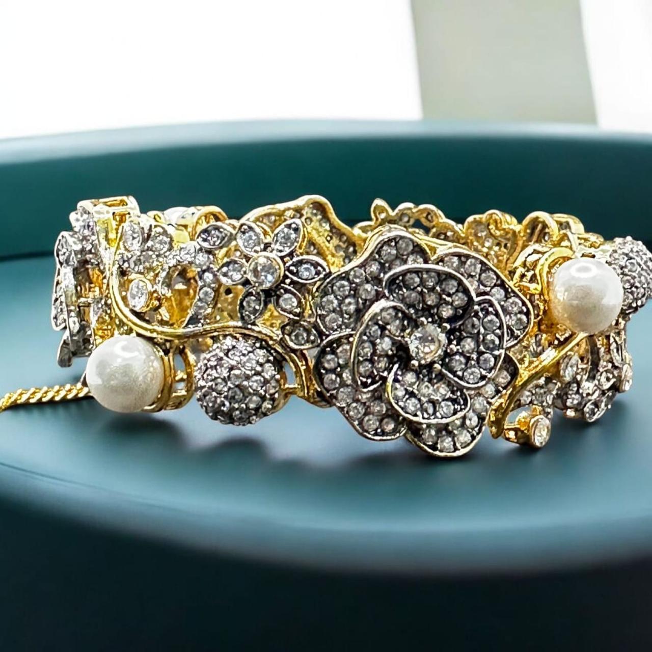 Gold Plated hand cuff