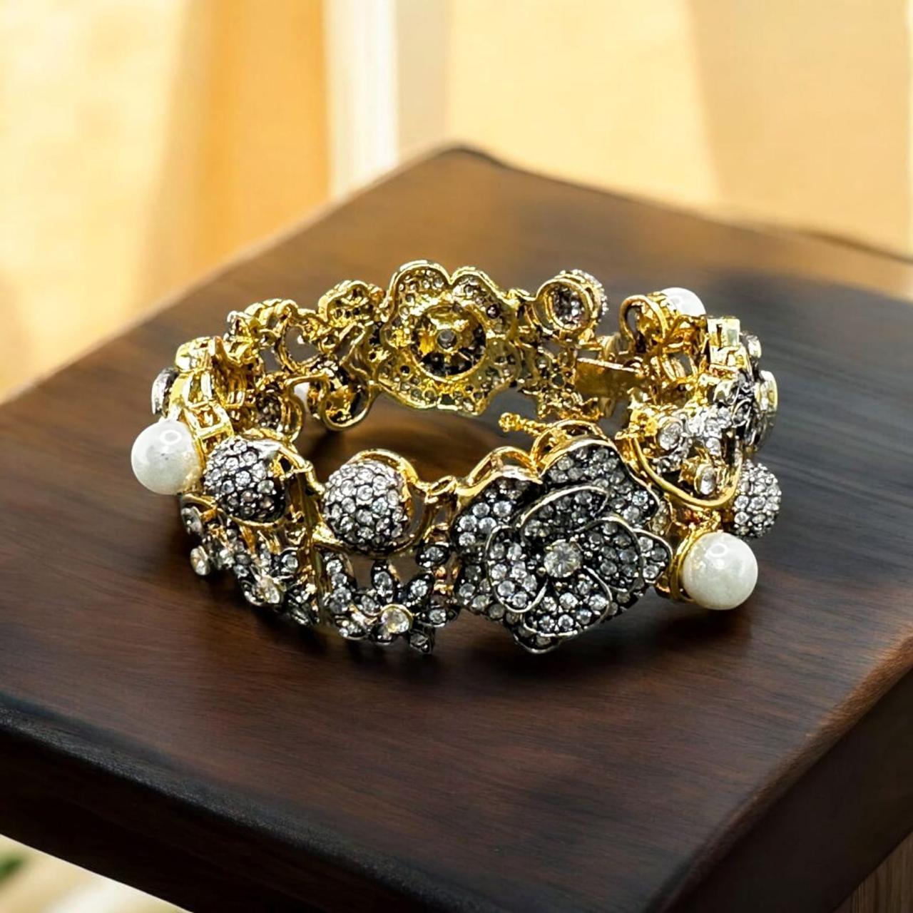 Gold Plated hand cuff