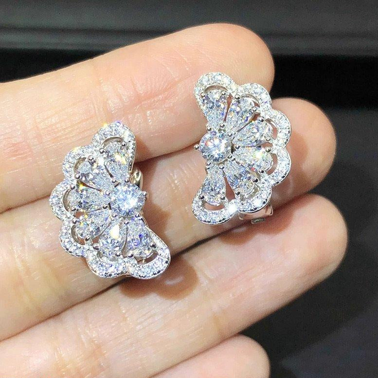 Flower Earring Hoops